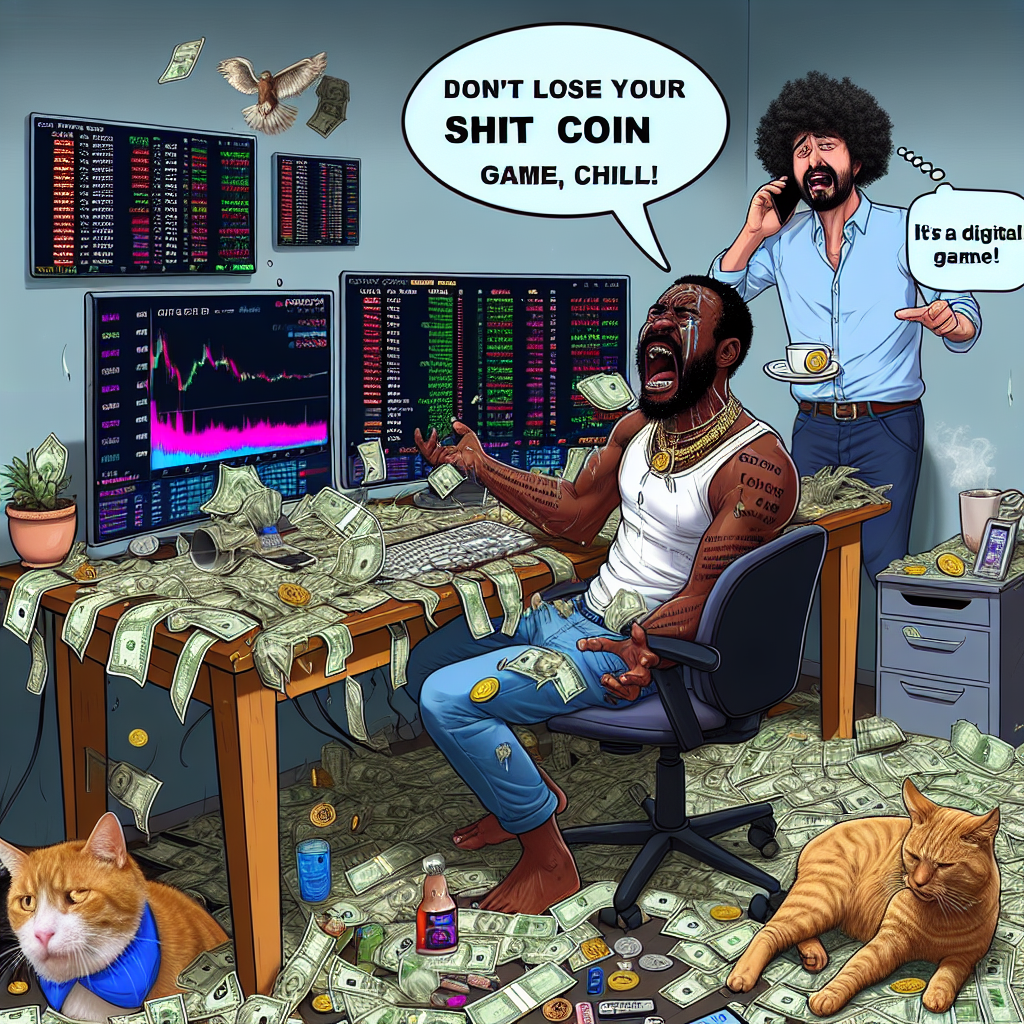 Don't Lose Your Shit Coin: A Meme for Crypto Enthusiasts