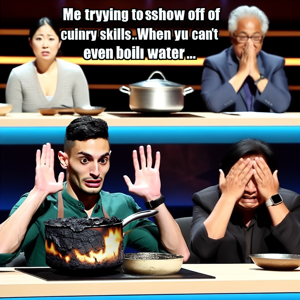 When You're a Masterchef but Can't Boil Water