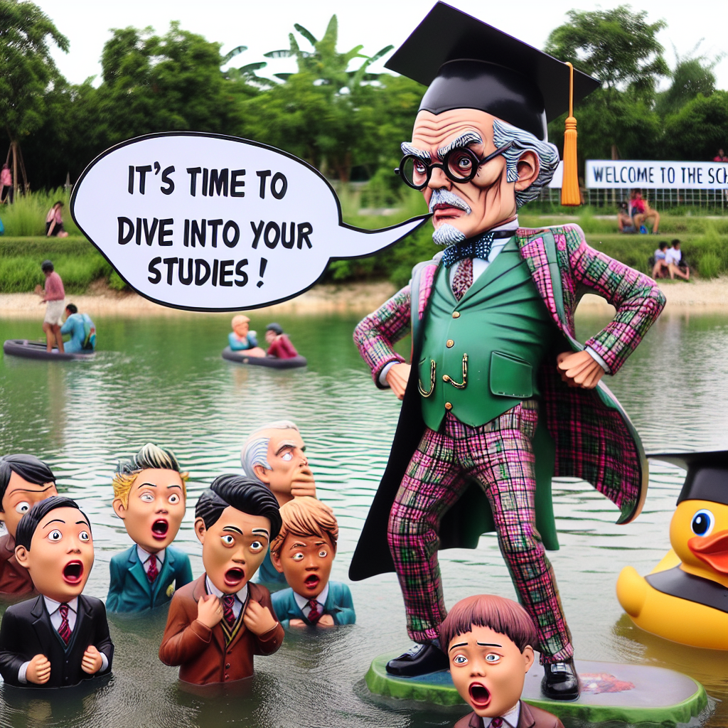 Rajat Sir's Pond Adventures: When Lessons Get a Splash!