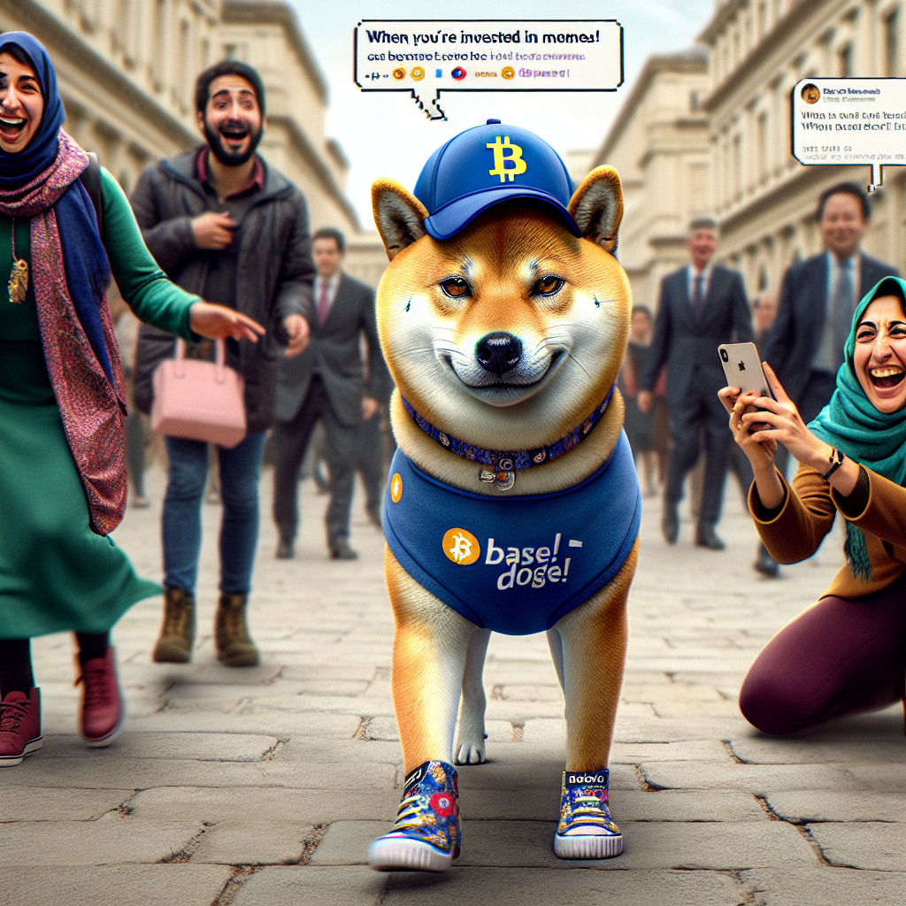 Doge Goes Based with Blue Bitcoin Vibes!
