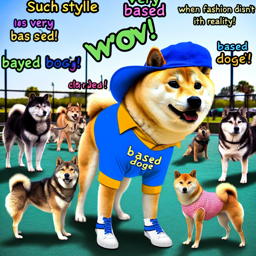 Doge Wears 'Based Doge' Swag: The Hilarious Fashion Statement