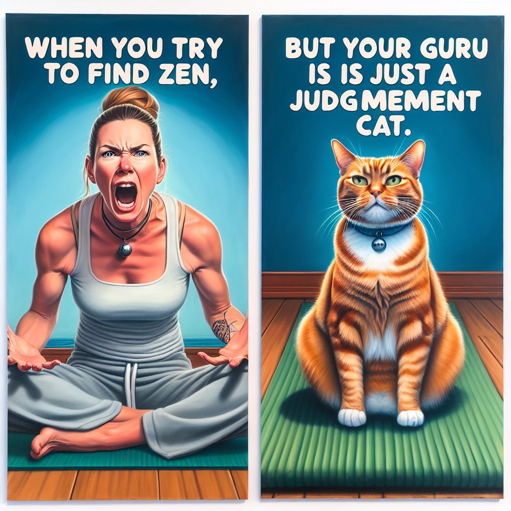 When Your Guru is Just Your Cat Judging You