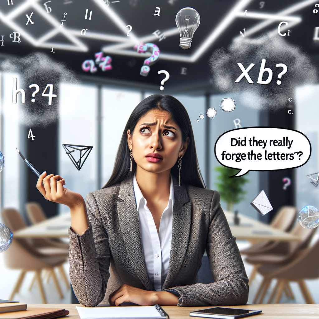 When You Forget the Alphabet in a Group Meeting