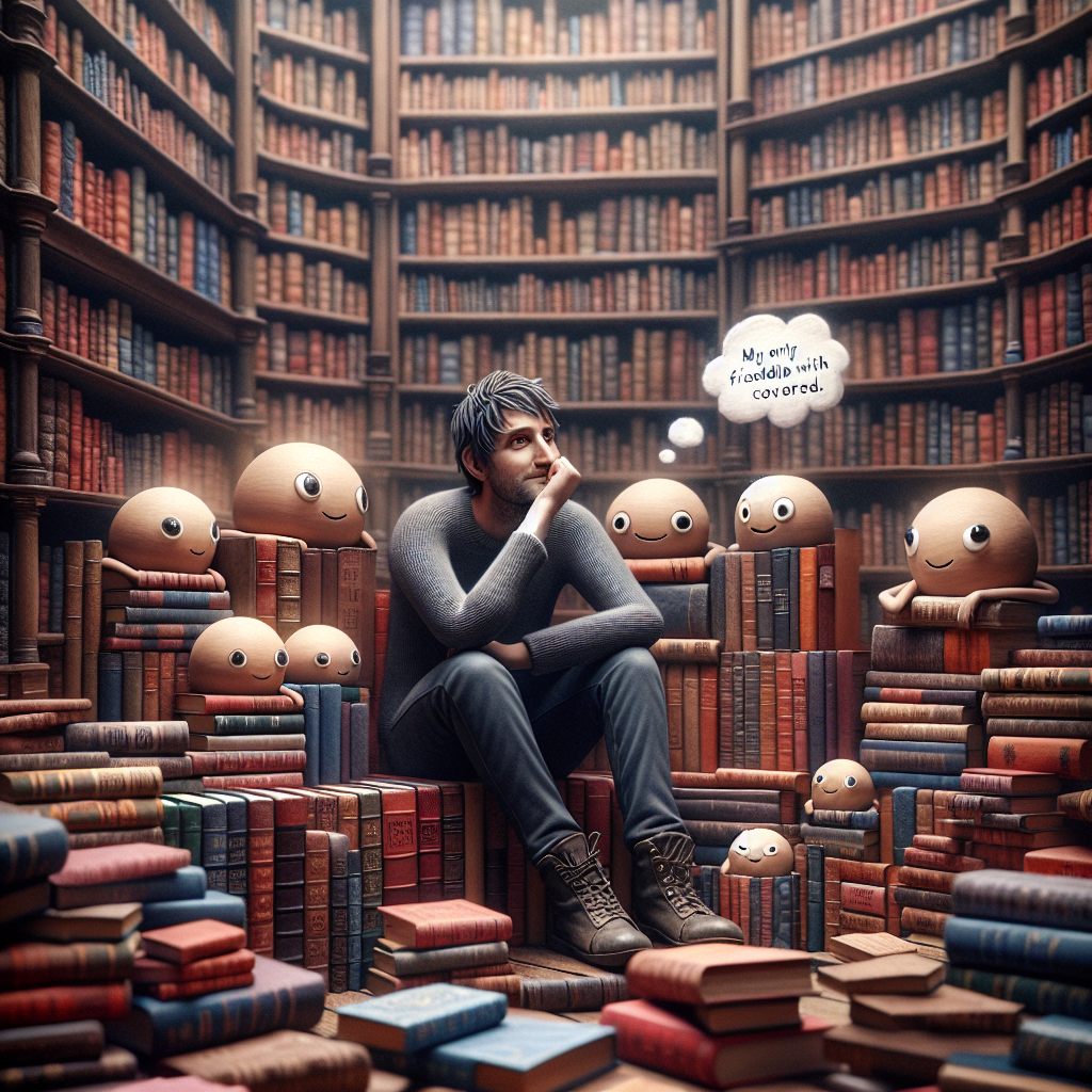 When Books Become Your Only Friends: A Hilarious Take
