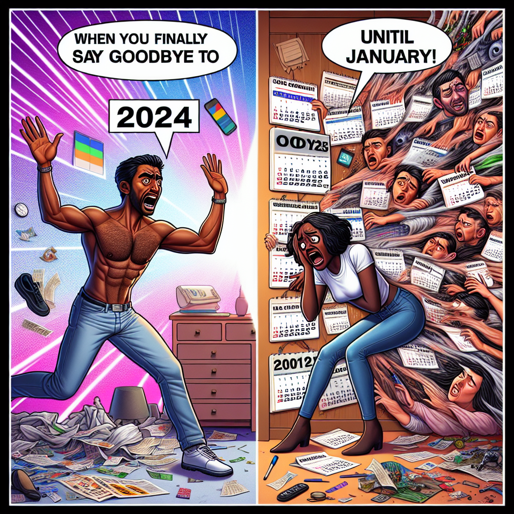When You're Ready to Say Bye to 2024 Already!
