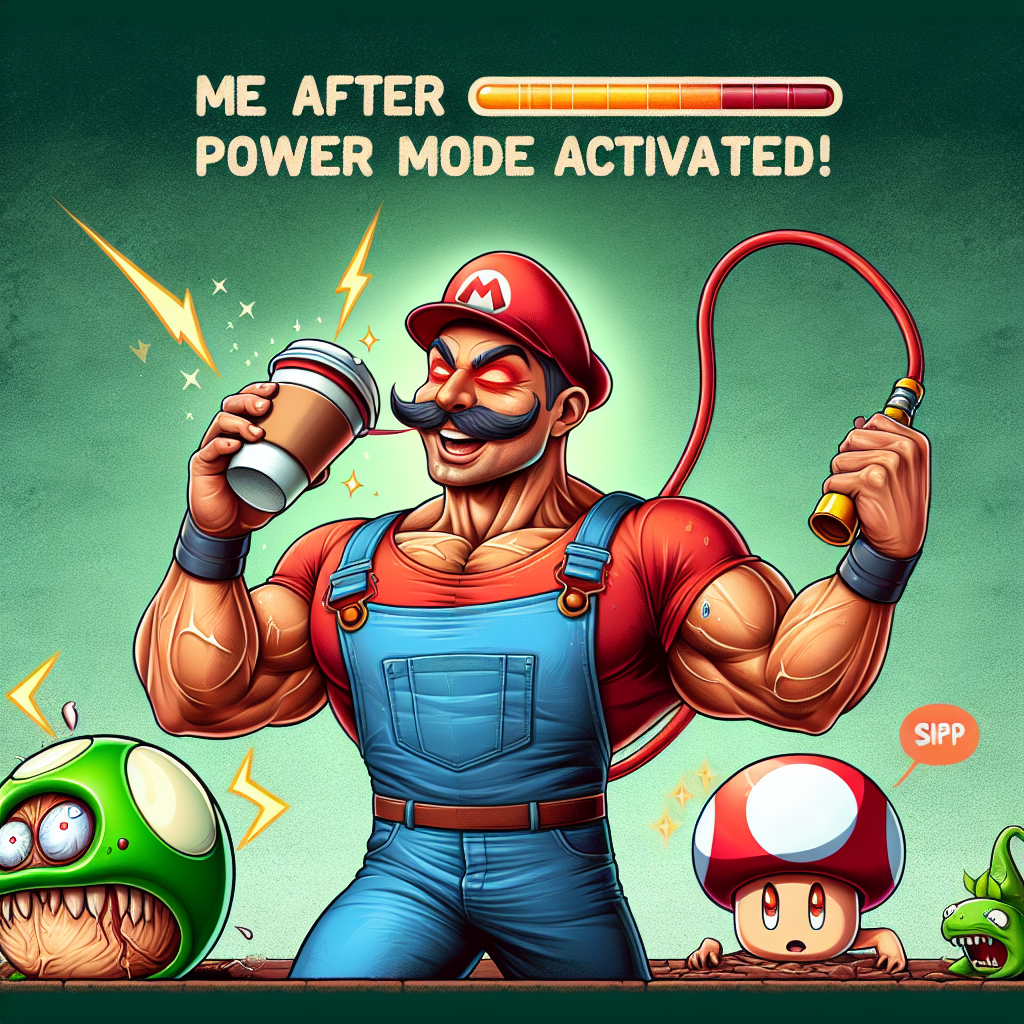 When Your Power Levels Rival Mario's