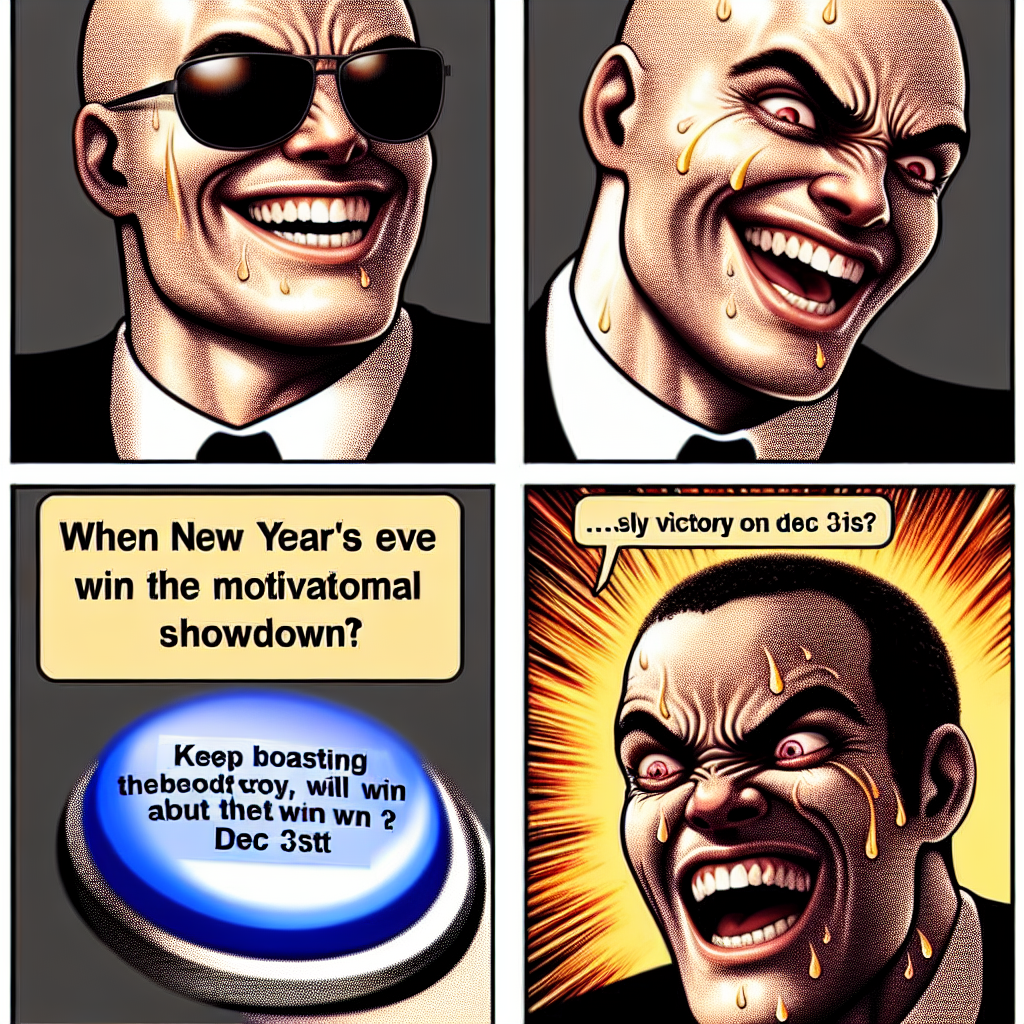 When 2024 says it's winning but you have the last laugh on NYE!