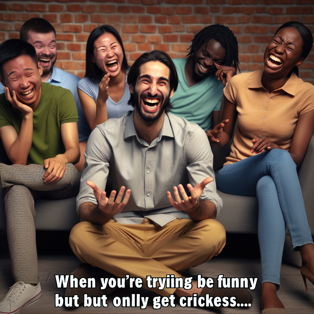 When Your Friend Tells a Bad Joke and Everyone Just Laughs Anyway