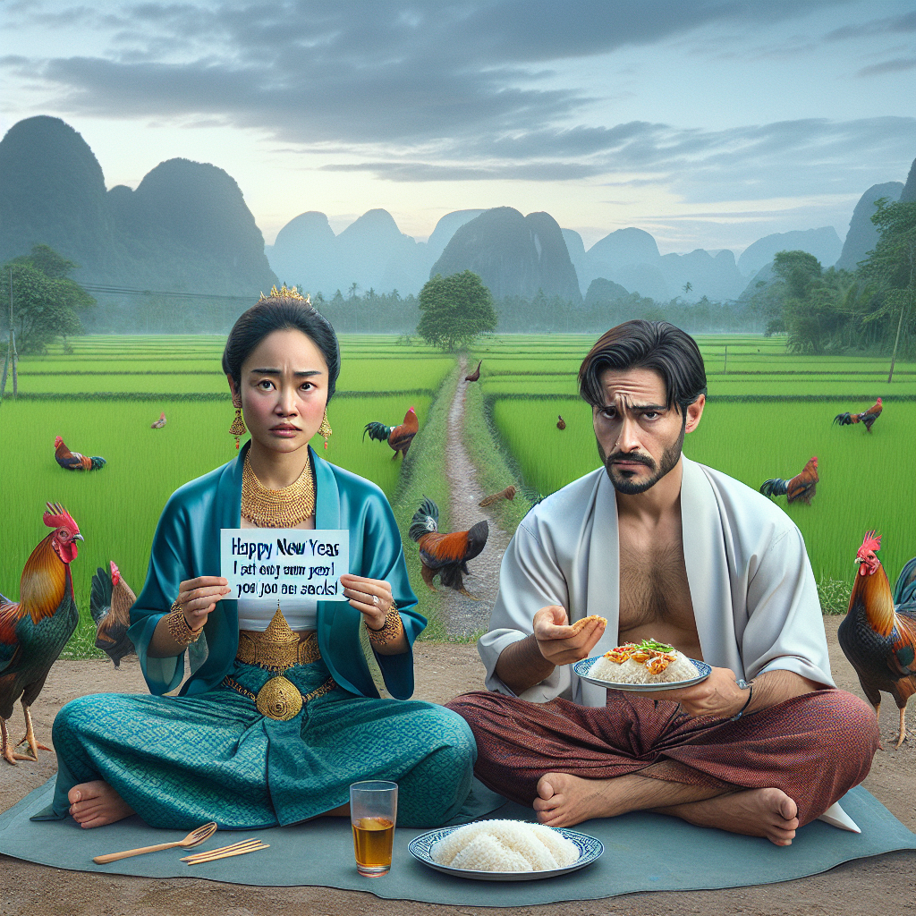 When New Year Greetings Meet Thai Countryside Vibes