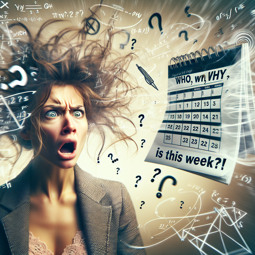 The Ultimate Confusion of Week-Long Questions