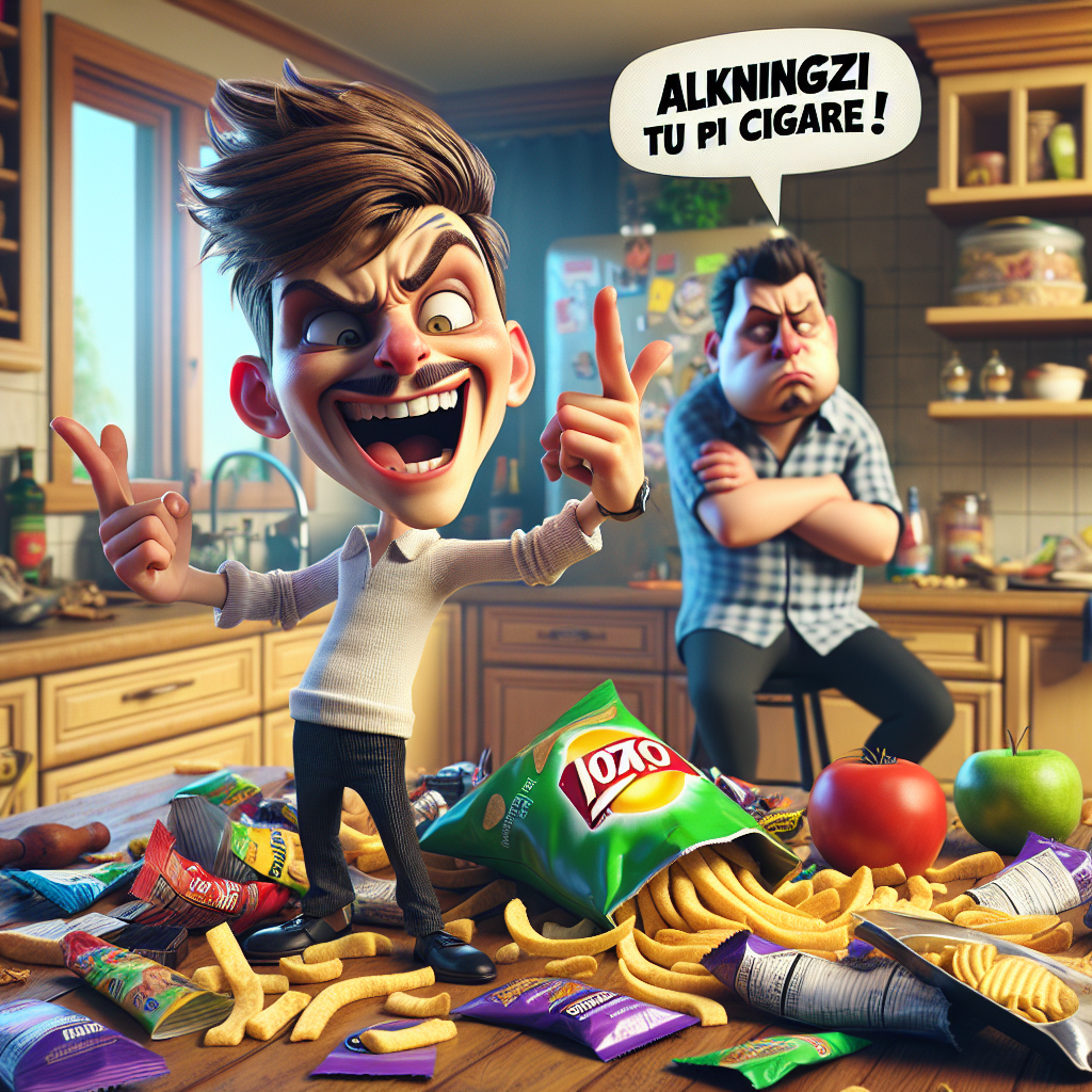 When You Demand Snacks Like You're in a Warzone!