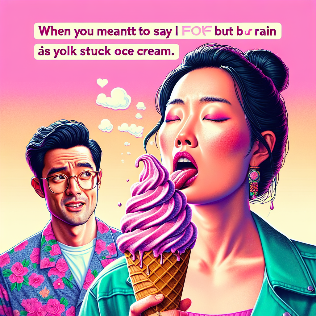 When You Say 'I G Love' But Just Want Ice Cream