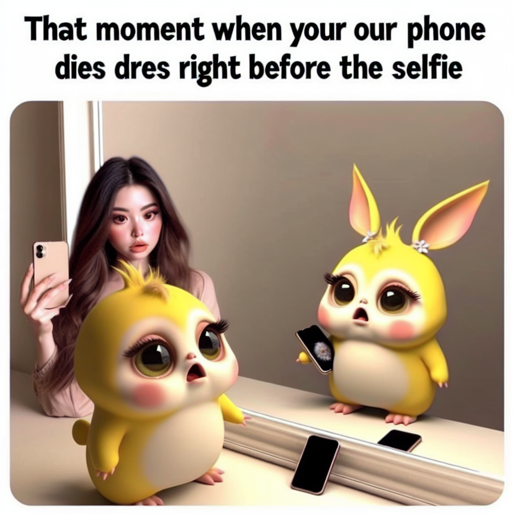 When Your Selfie Dreams Die with Your Phone Battery