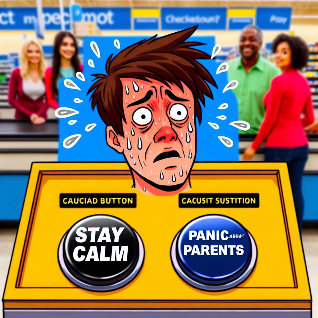 When You're Abandoned at the Store: A Cashier's Staring Contest