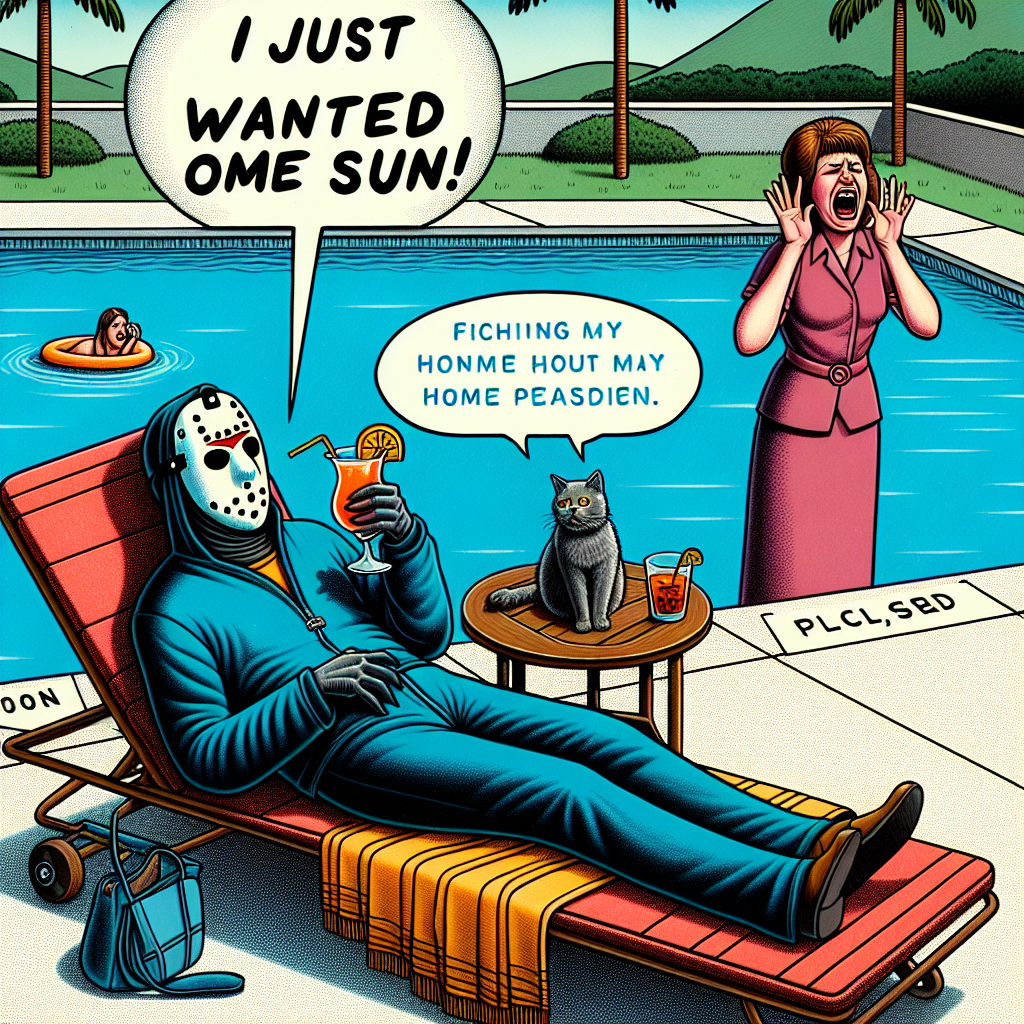 When Jason Voorhees Tries to Enjoy a Chill Day