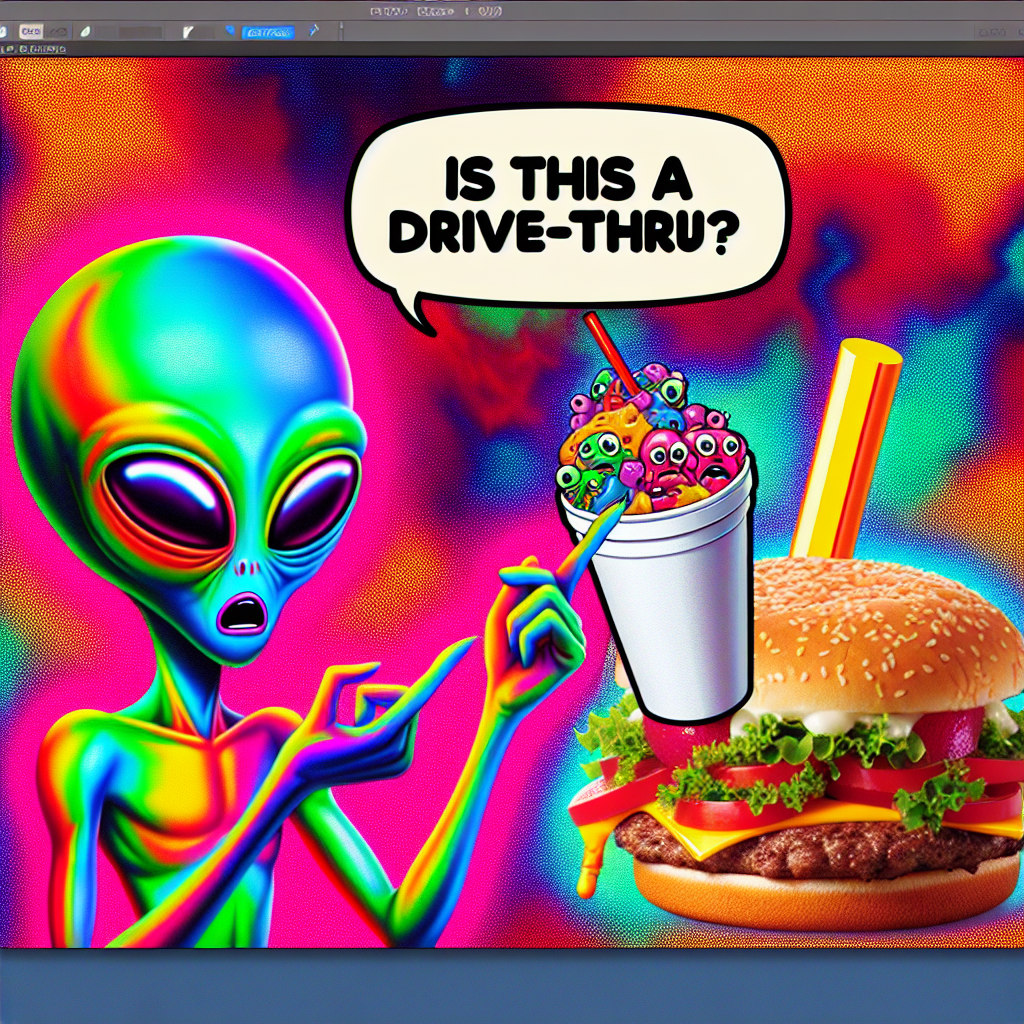 When Aliens Hit Up Fast Food for the First Time!