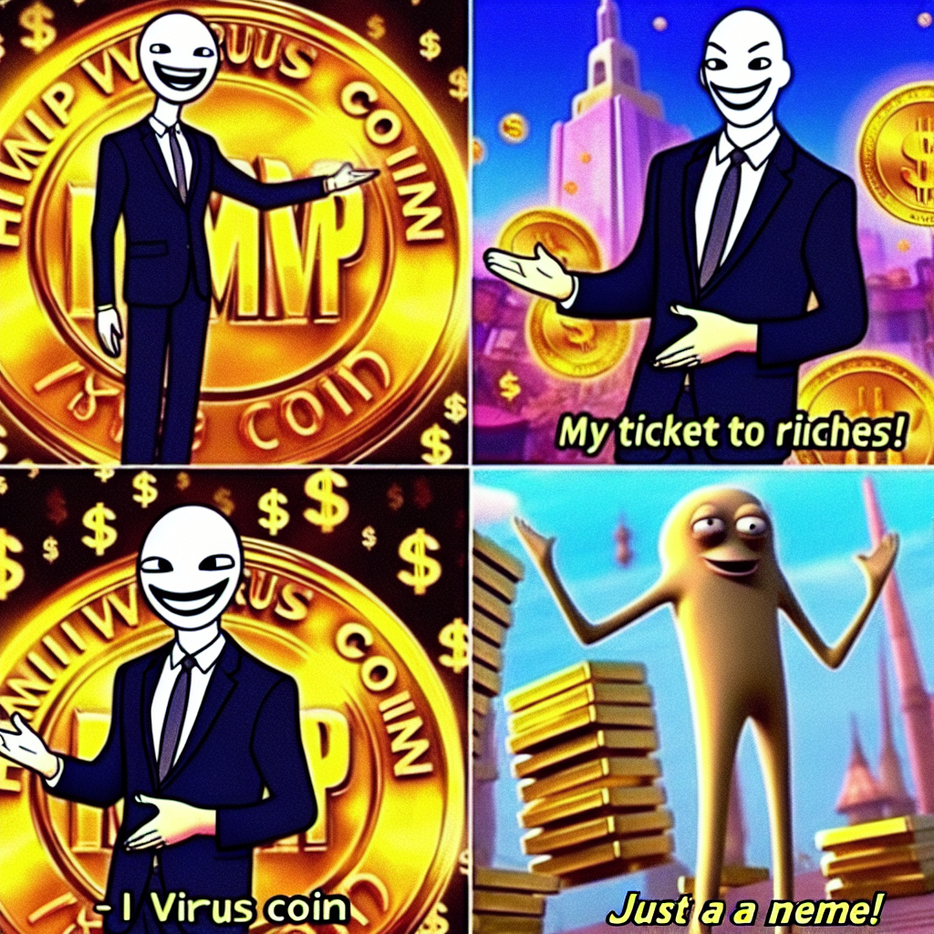 When Your HMVP VIRUS Coin Turns Into Big Gold Dreams
