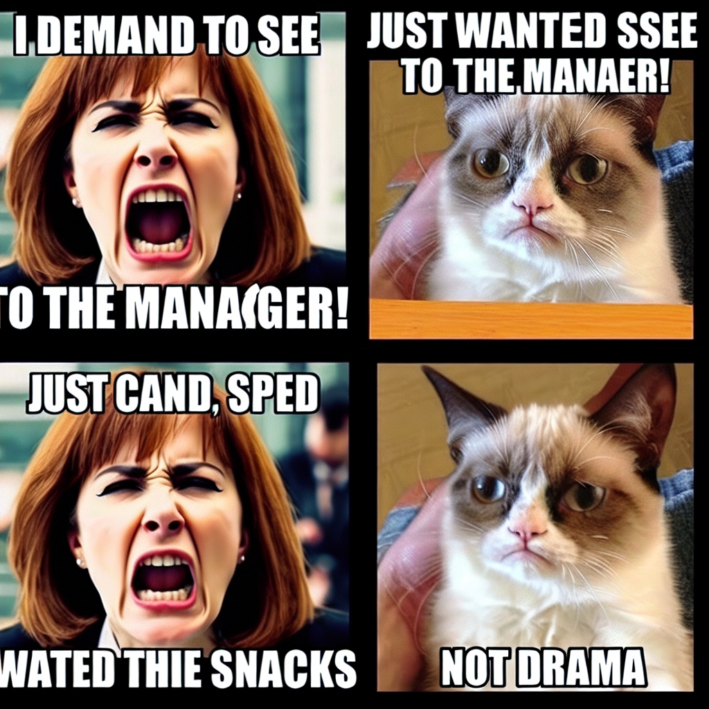 When You Encounter a Karen in the Store: A Relatable Meme