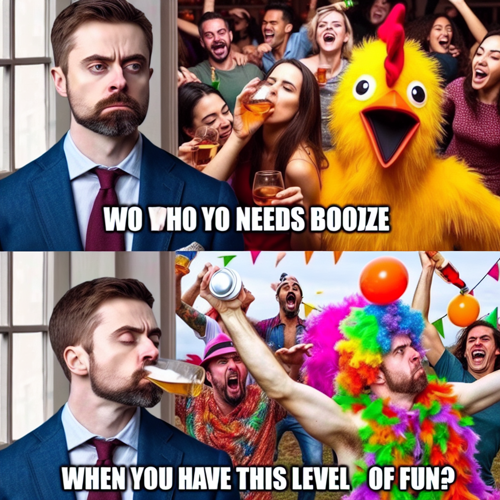 Hilarious Party Fun Without Alcohol: Meme Ideas