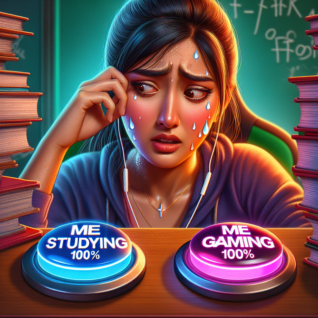 When Gaming and Studying Battle for Your Soul