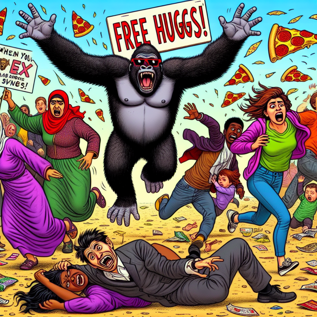 When You Realize It's a Gorilla, Not Your Ex!