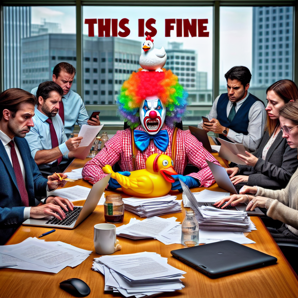 When You Try to Be Serious but Life Turns into a Circus