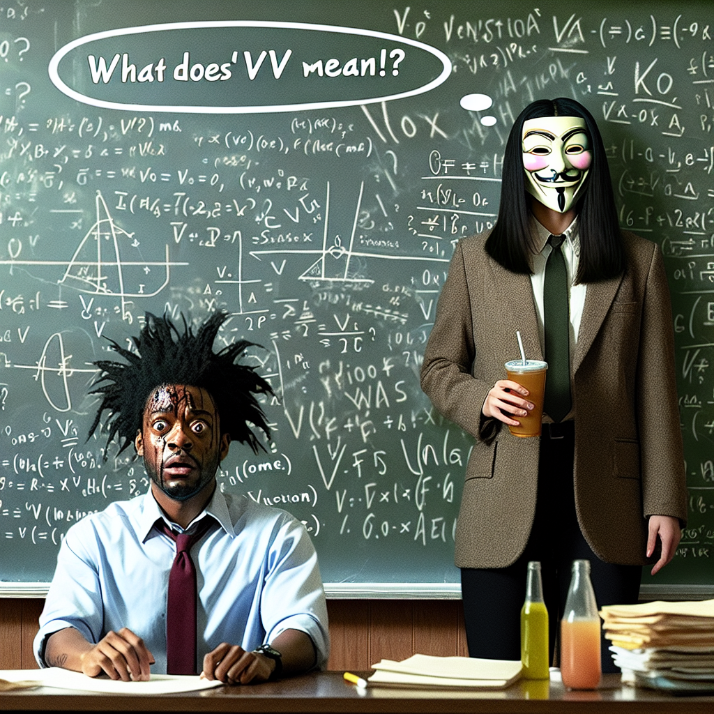 When You Try to Remember What the 'V' Stands For!