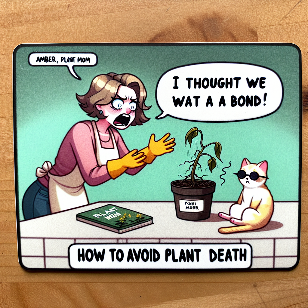 When Amber Tries to Keep Her Plants Alive