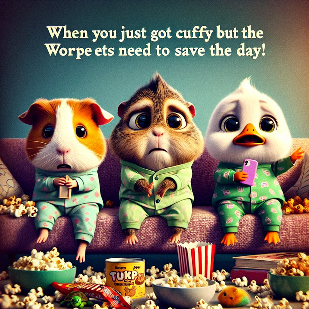 When You Just Want a Chill Day but the Wonder Pets Call for Action!