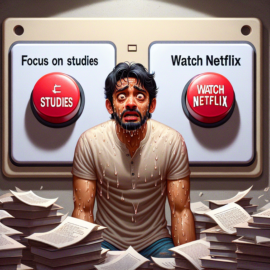 When You Want to Study but Netflix Calls Your Name