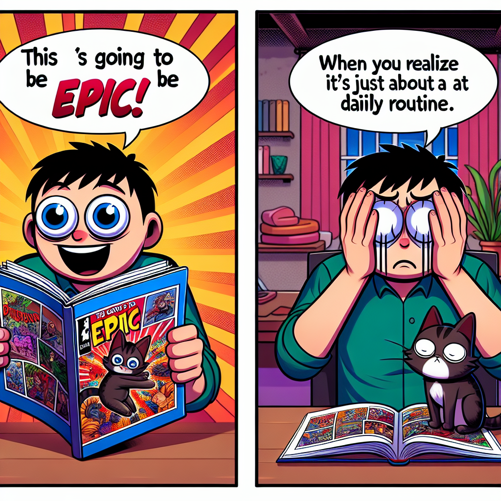 When You Finally Read That Comic: Expectations vs. Reality