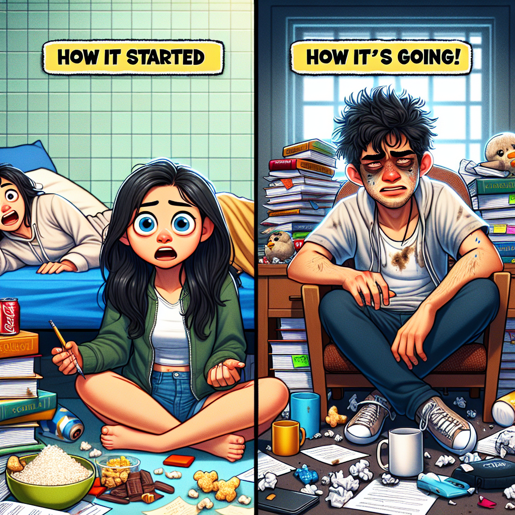 From Freshman to Final Year: The Hilarious College Journey