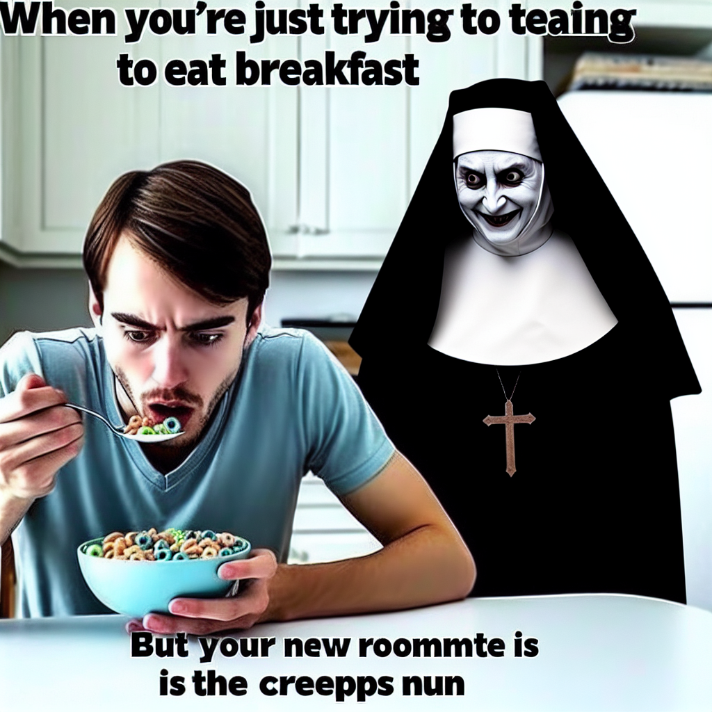 When the Creepy Nun Is Your New Roommate!