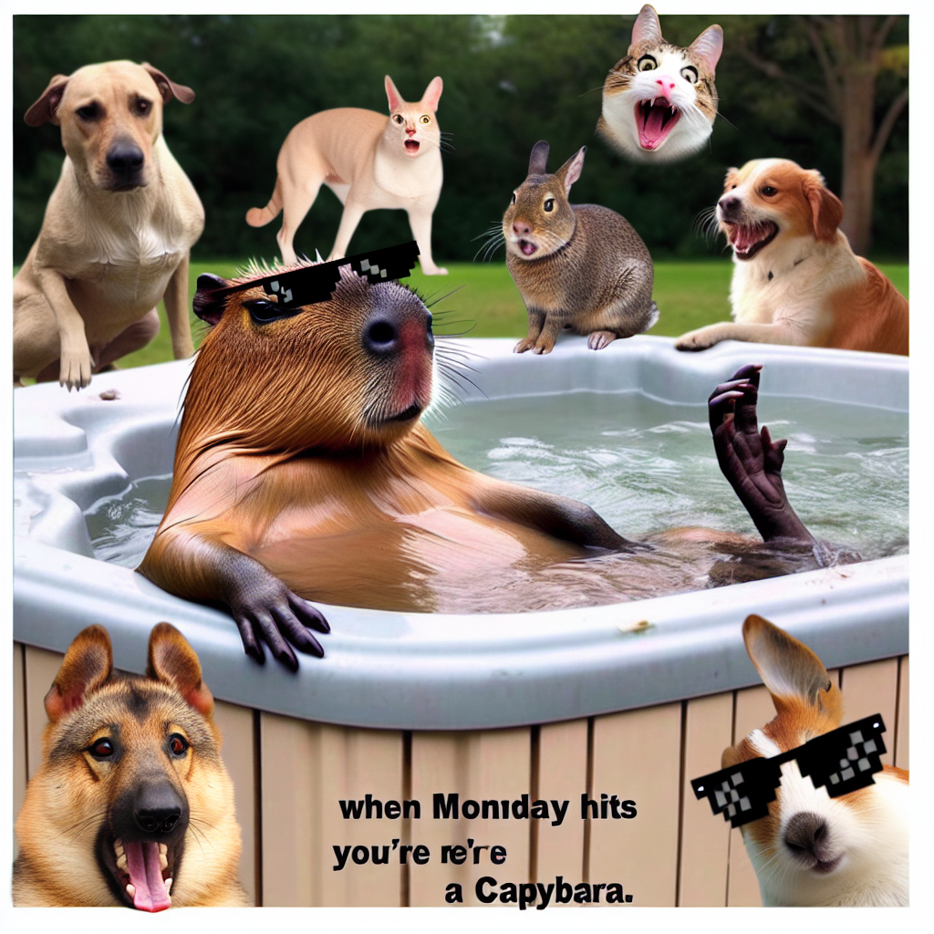 Capybara: The Ultimate Chill Vibe Animal Meme