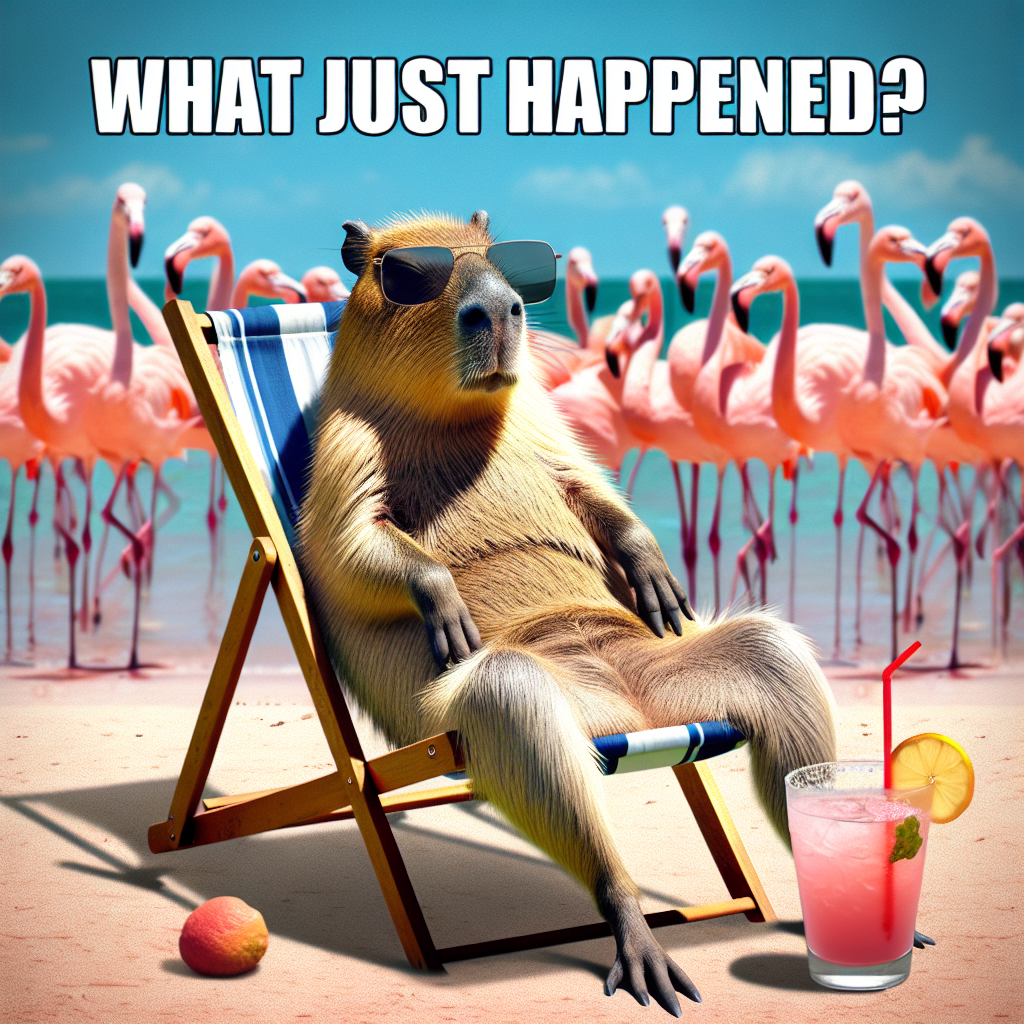 When a Capybara Moves to Chile: The Ultimate Chill Vibes Meme