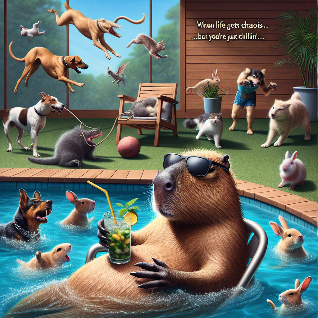 When Capybaras Just Want to Chill but Life Gets Too Real