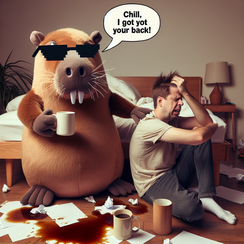 When Your Capybara Plushie Becomes Your Emotional Support Animal