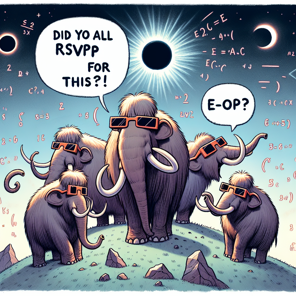 When Mammoths Get Eclipse FOMO: A Comedy of Errors!