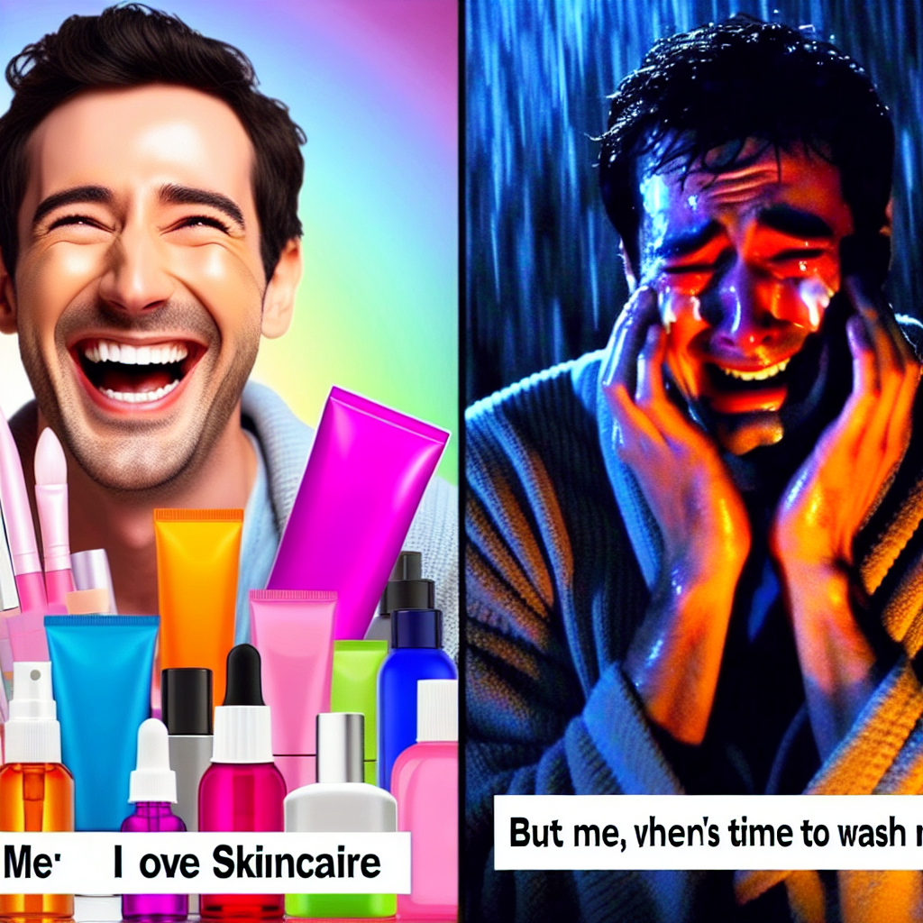 When Your Love for Skincare Meets Nighttime Routine Struggles