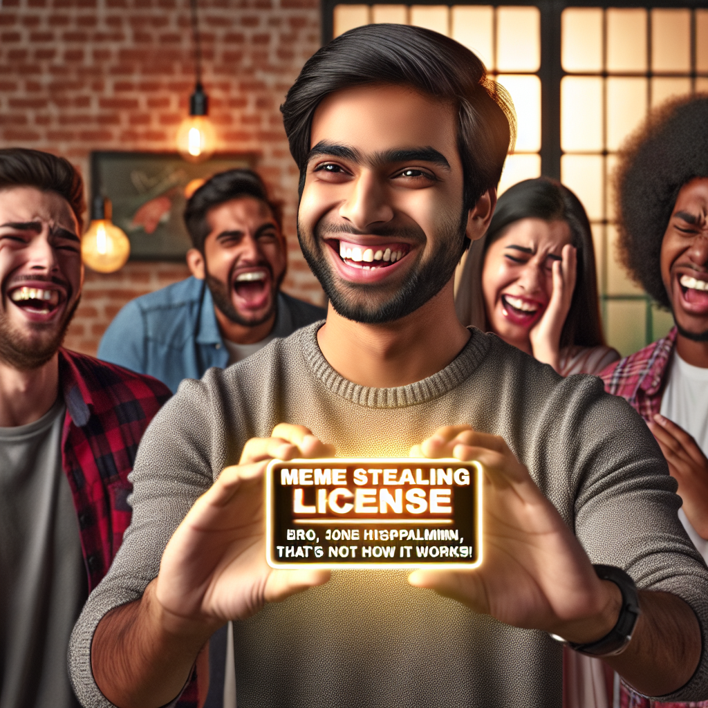 When Rishabh Gets Caught Meme Stealing: A Hilarious License Fiasco