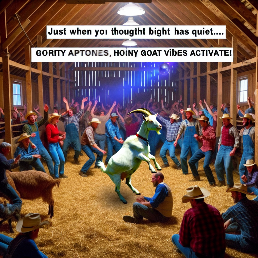 When Your Goat's Feeling Frisky - A Hilarious Meme Idea