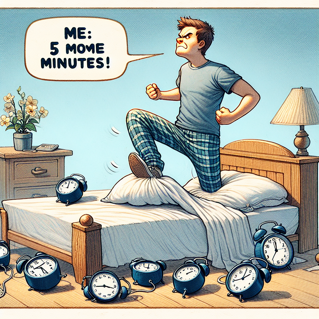 The Daily Struggle: Morning vs. Bed