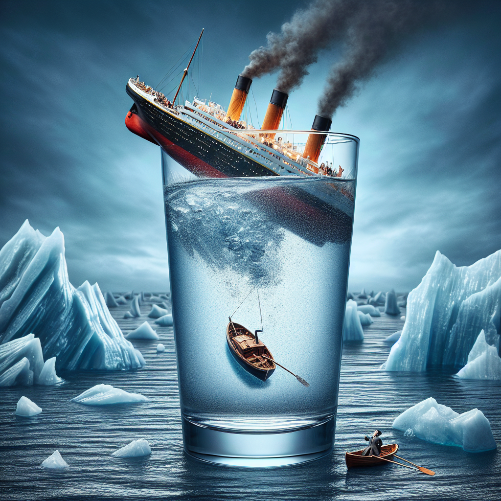 When Titanic Meets That One Tiny Glass of Water