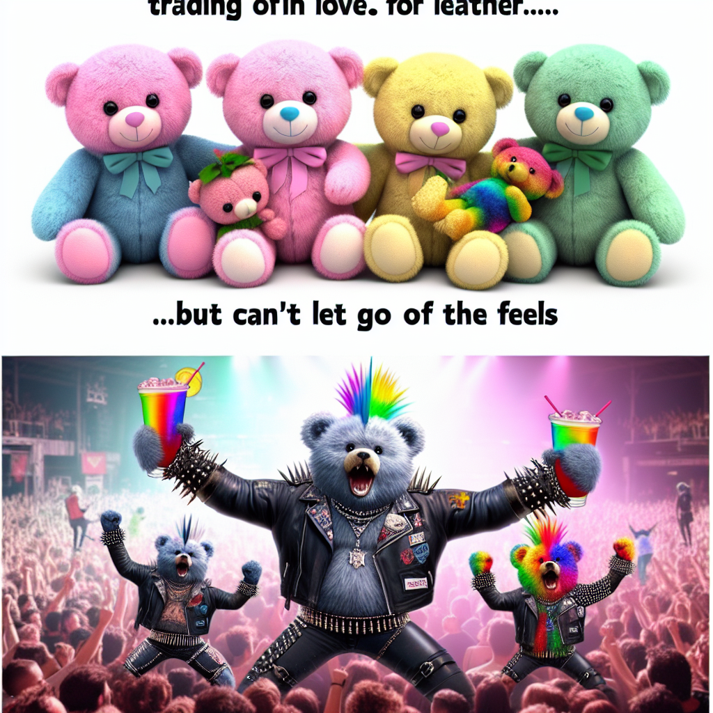 When Care Bears Embrace Their Inner Punk!
