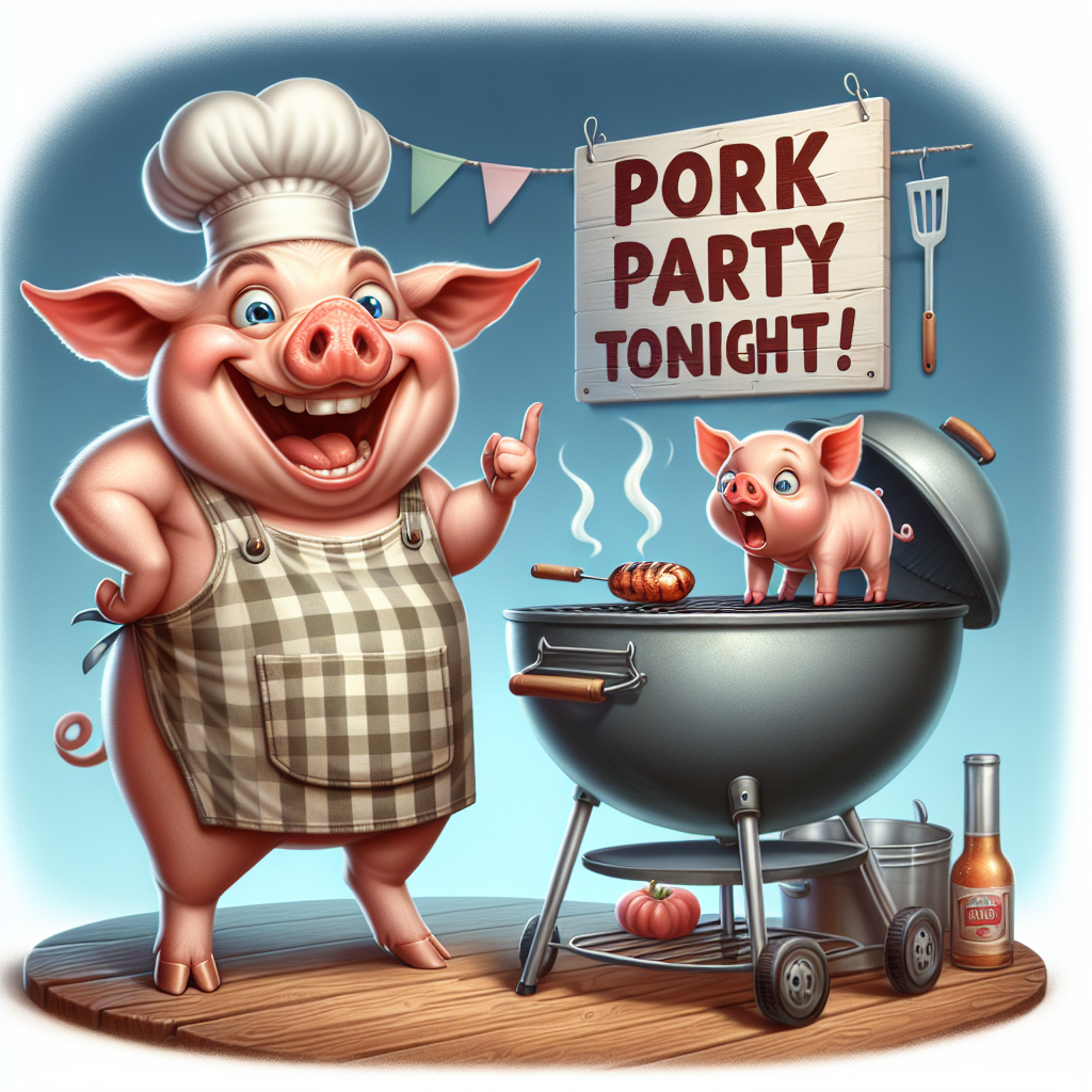 When the BBQ Gets a Little Too Real: Pig Chef Edition