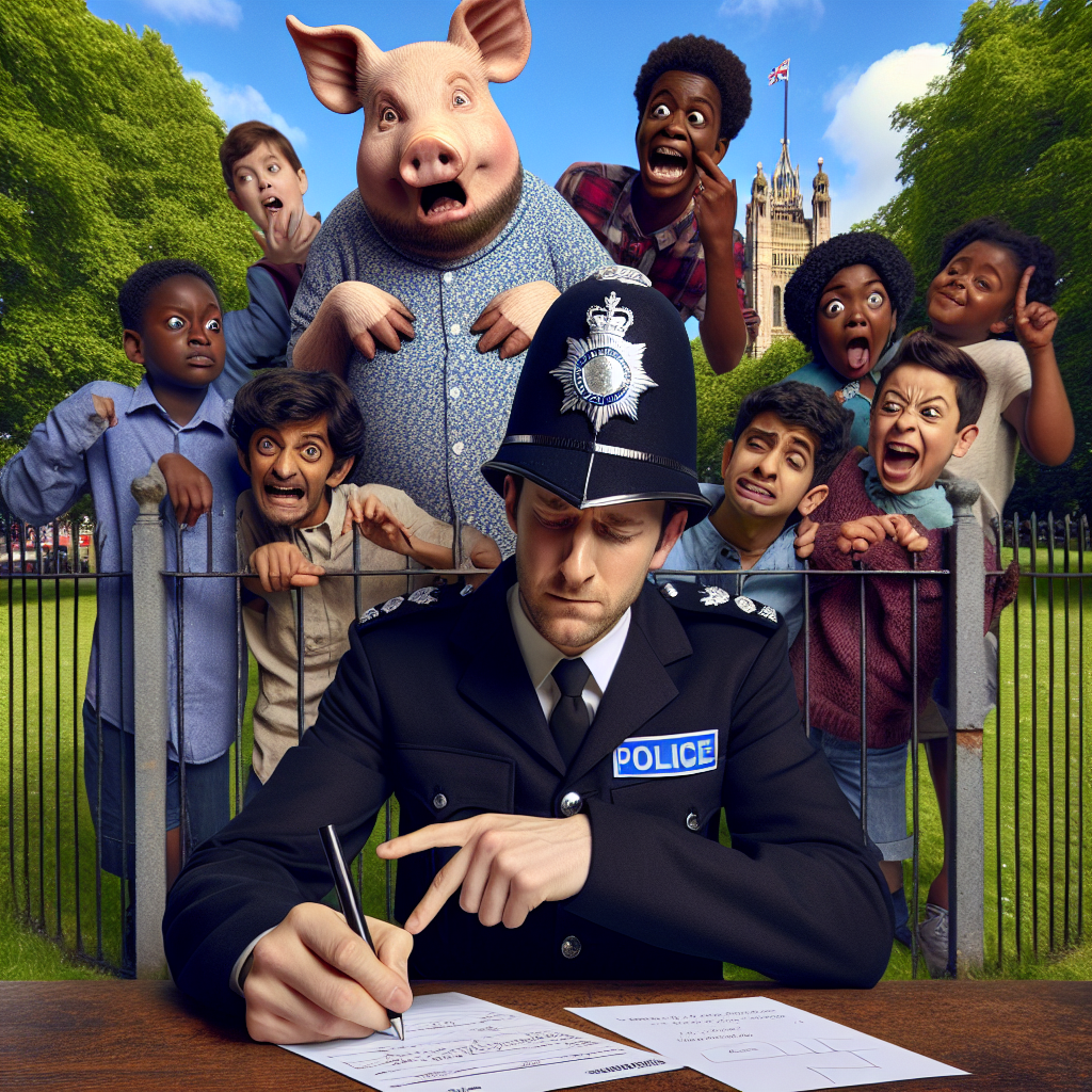 When British Police Turn into a Pig: A Hilarious Meme Concept