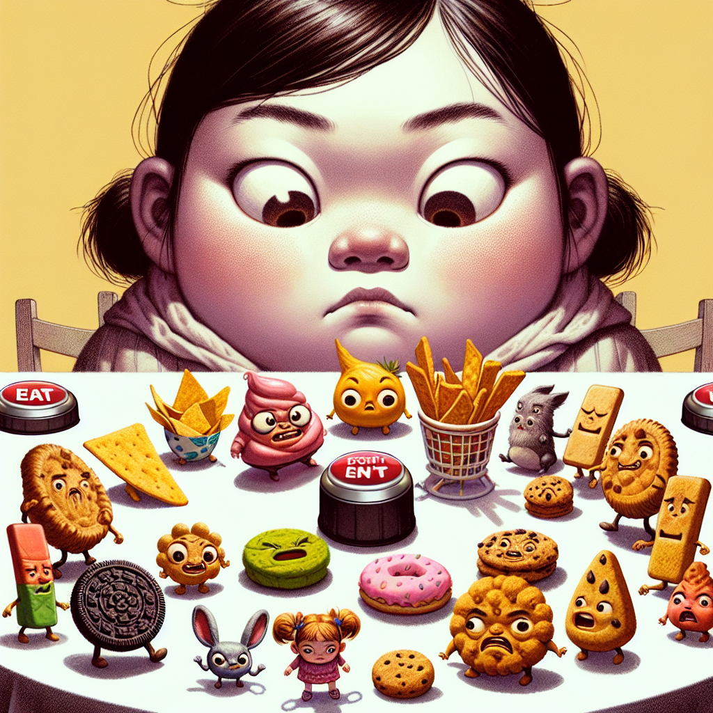 When a Giant Girl Tries to Relate to Your Dinner Choices