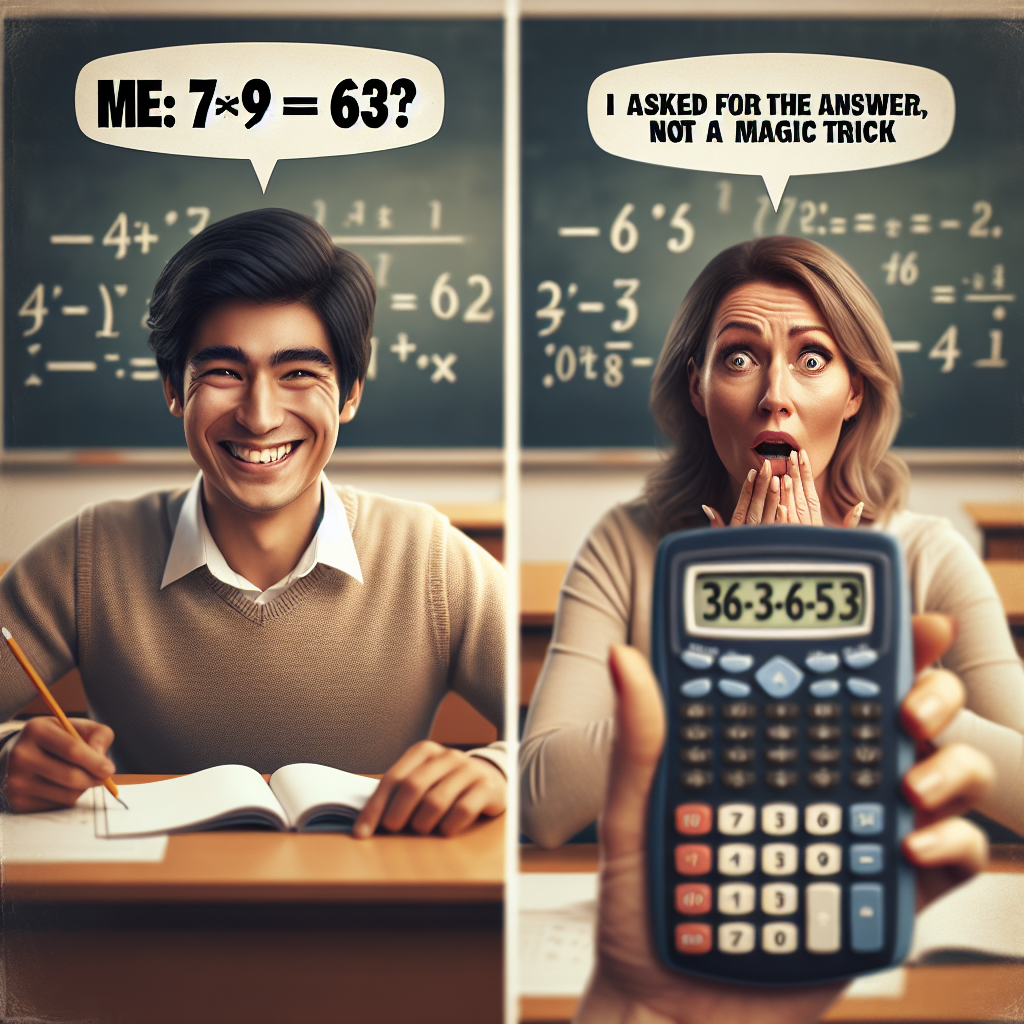 When You Think 7*9 is an Easy Math Problem