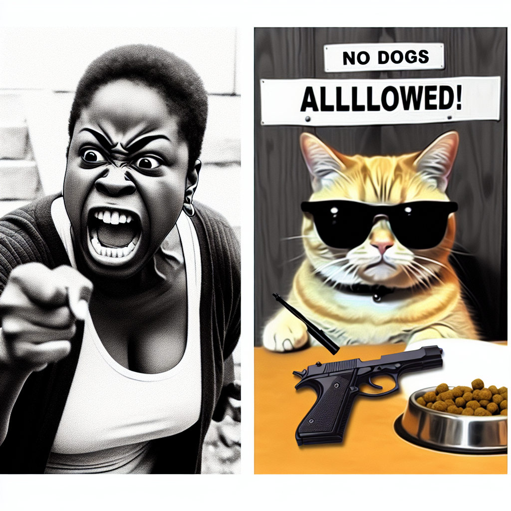 The Purr-fect Little Enforcer: Cat with a Gun