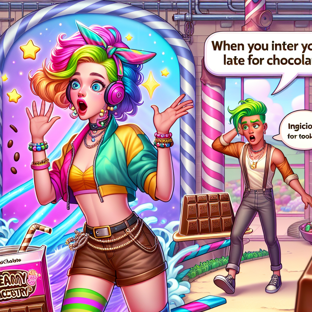Katy Perry's Sweet Adventure in Willy Wonka's Factory